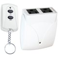 Prime Wire & Cable Indoor 2 Outlet Remote, White PR44494